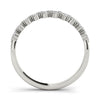 2-Row Prong Set Band in Gold