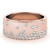 Stackable Scatter Fashion Bands in Gold