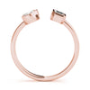 Oval & Emerald Fashion Ring in Gold (0.65 cttw)