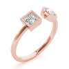Pear & Princess Fashion Ring in Gold (0.55 cttw)
