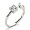 Pear & Princess Fashion Ring in Gold (0.55 cttw)