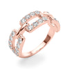 Chain Link Fashion Ring in Gold
