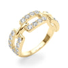 Chain Link Fashion Ring in Gold