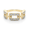 Chain Link Fashion Ring in Gold