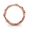Accented Textured Vine Ring in Gold