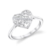 Light Weight Heart Ring in Gold
