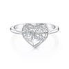 Light Weight Heart Ring in Gold