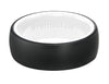 Triton Black Tungsten Carbide White Ceramic Wedding Band Size 10 *