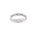 Fontaine Sterling Silver White/CZ Rolo Bracelet, view 2