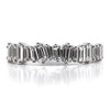 Diamond Designs White 18 Karat Gold Wedding Band Size 6.5 *