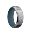 Lashbrook Grey Tantalum Hammered Wedding Band Size 10 *