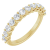 Yellow 18 Karat Gold Wedding Band Size 7 *