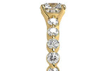 Ritani Yellow 18 Karat Gold Diamond Engagement Ring Mounting Size 5.5 * - view 3