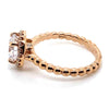 Ritani Rose 18 Karat Gold Diamond Engagement Ring Mounting Size 6.5 *