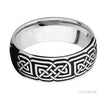 Lashbrook White Cobalt Chrome Black Celtic 17 Wedding Band Size 10 *