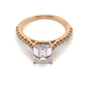 Ritani Rose 18 Karat Gold Diamond Engagement Ring Mounting Size 6.5 *