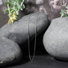 14k White Gold Classic Box Chain (0.68 mm)