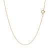 14k Rose Gold Classic Box Chain (0.45 mm)