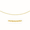 14k Yellow Gold Pendant Chain with Textured Links (3.3 mm)