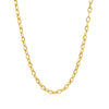 14k Yellow Gold Pendant Chain with Textured Links (3.3 mm)