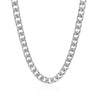 14k White Gold Solid Miami Cuban Chain (6.00 mm)