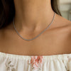 14k White Gold Solid Diamond Cut Rope Chain (1.80 mm)
