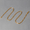 14k Yellow Gold Solid Figaro Chain (3.80 mm)