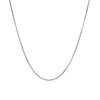 Sterling Silver Rhodium Plated Octagonal Snake Chain (0.90 mm)