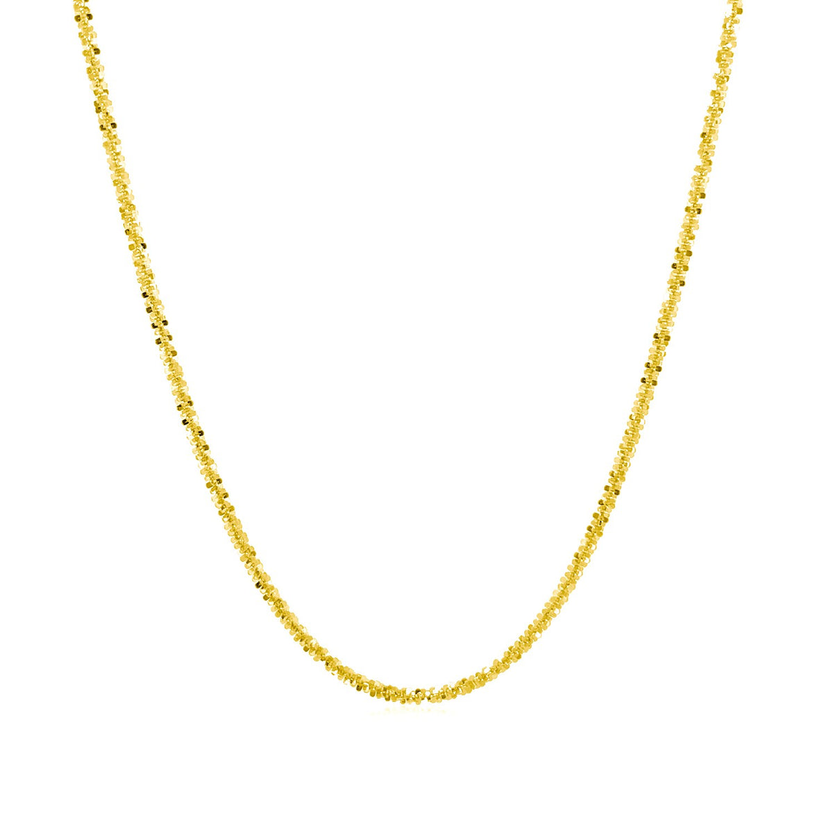 10k Yellow Gold Sparkle Chain 1.50 mm), view 2