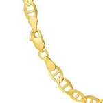 14k Yellow Gold Mariner Link Chain (4.50 mm), view 4