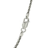 Sterling Silver Rhodium Plated Wheat Chain (2.20 mm), view 4