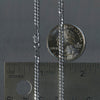 14k White Gold Solid Curb Chain (2.60 mm)