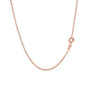14k Rose Gold Singapore Chain (1.10 mm)