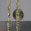 14k Yellow Gold Lite Figaro Chain (5.60 mm)