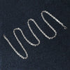 14k White Gold Solid Diamond Cut Rope Chain (3.00 mm)