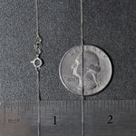 14k White Gold Classic Box Chain (0.60 mm), view 7