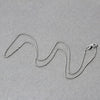 14k White Gold Oval Cable Link Chain (1.20 mm)