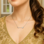 Necklace with Arrow in Sterling Silver, view 4