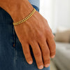 14k Yellow Gold Classic Miami Cuban Solid Bracelet (5.00 mm)