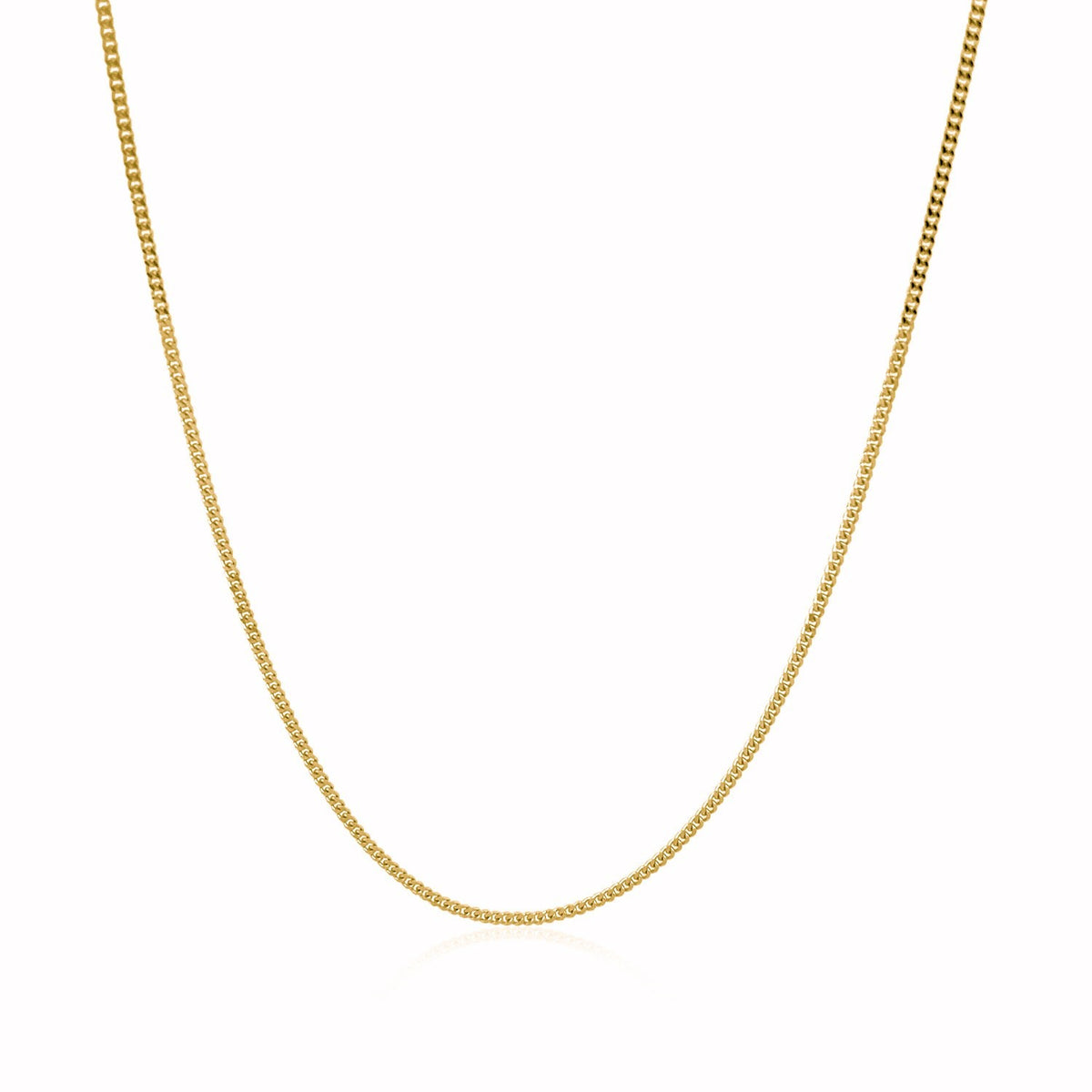 10k Yellow Gold Gourmette Chain (1.40 mm), view 2
