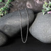 14k White Gold Solid Diamond Cut Rope Chain (1.40 mm)