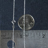 14k White Gold Solid Diamond Cut Rope Chain (1.40 mm)