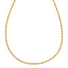 14K Tri Color Gold Pave Valentino Chain (2.50 mm)