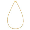14K Tri Color Gold Pave Valentino Chain (2.50 mm)