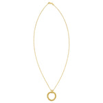 14K Yellow Gold Interlocking Medium Trinity Necklace