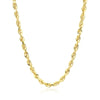 10k Yellow Gold Solid Diamond Cut Rope Chain (4.00 mm)