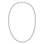 Sterling Silver Anchor Chain Necklace (6.40 mm), view 2