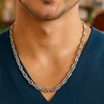 Sterling Silver Anchor Chain Necklace (6.40 mm), view 5