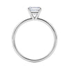 1 1/2 Carat Emerald Lab Grown IGI G/VS1 Diamond Solitaire Ring in 14K White Gold