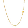 14k Yellow Gold Round Cable Link Chain (1.5 mm)